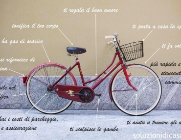 Come mettere via la bicicletta