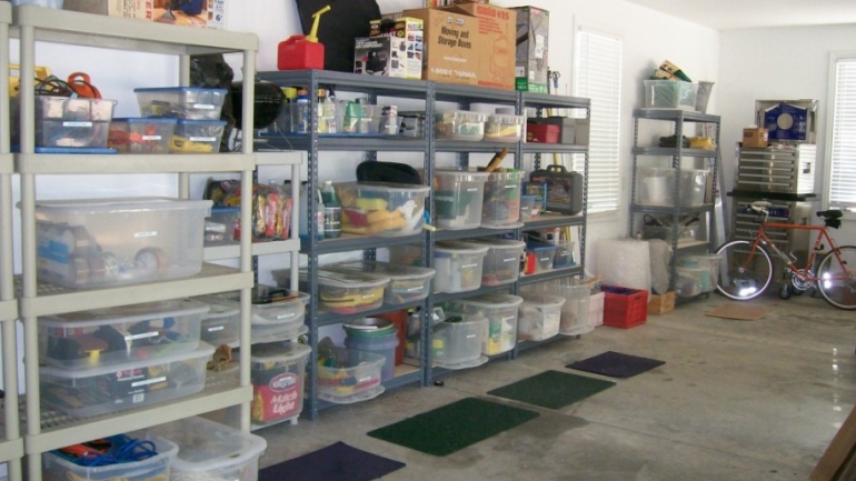 come pulire e organizzare il garage
